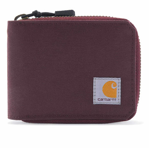 nylon duck zipper wallet