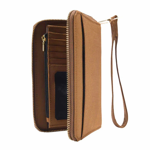 women's nylon duck lay-flat clutch