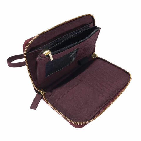 women's nylon duck lay-flat clutch