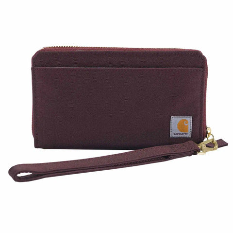 women's nylon duck lay-flat clutch