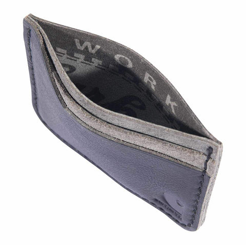 patina leather front pocket wallet