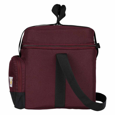 insulated 24 can two compartment cooler