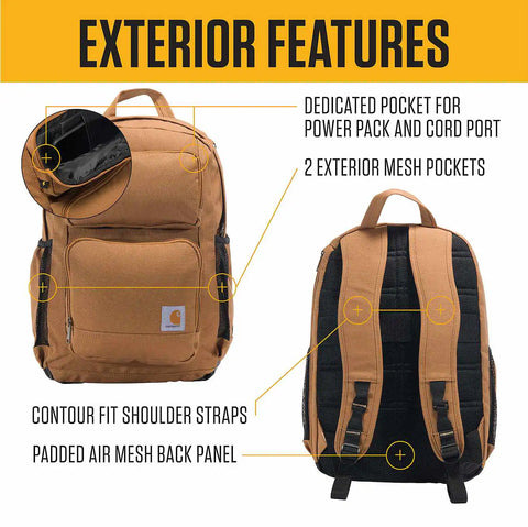 28l dual-compartment backpack
