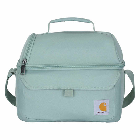 insulated 12 can two compartment lunch cooler