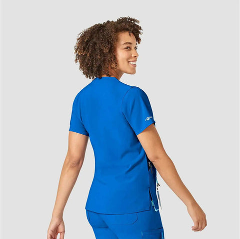 women's force cross-flex v-neck scrub top