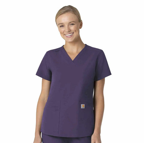 women's force essentials v-neck scrub top