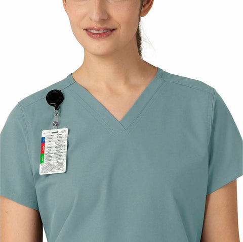 women's force essentials v-neck scrub top