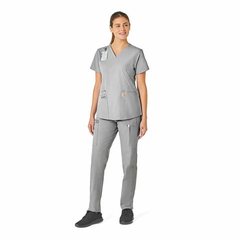 women's force essentials v-neck scrub top