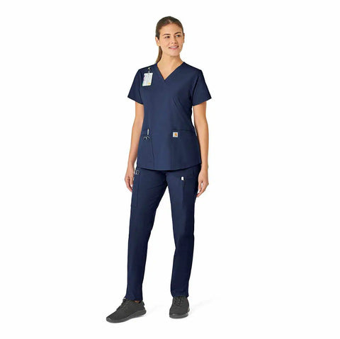 women's force essentials v-neck scrub top
