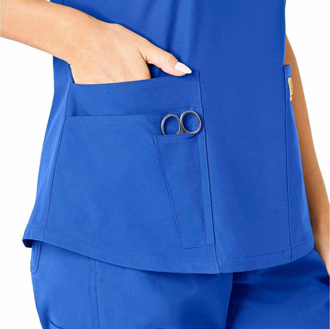 women's force essentials v-neck scrub top