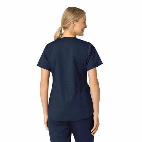 women's rugged flex® ripstop  v-neck scrub top
