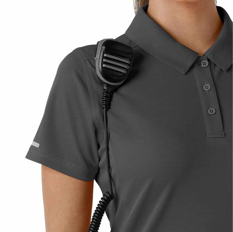 women's rugged flex® rscu lightweight short sleeve polo scrub top