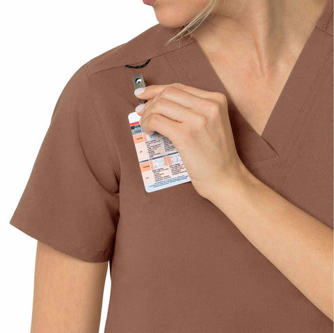 women's rugged flex® peak  4-pocket v-neck scrub top