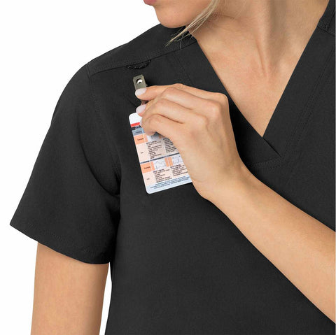 women's rugged flex® peak  4-pocket v-neck scrub top