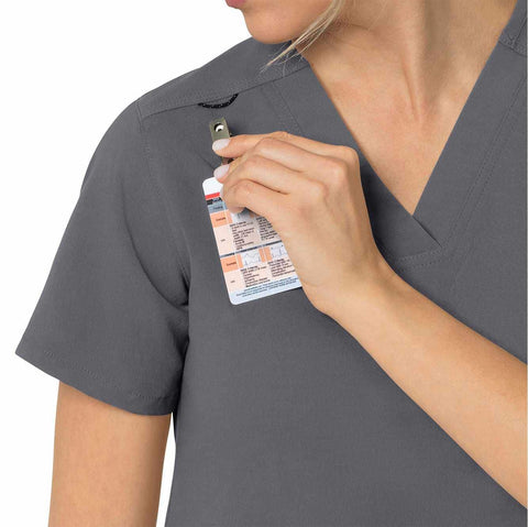 women's rugged flex® peak  4-pocket v-neck scrub top