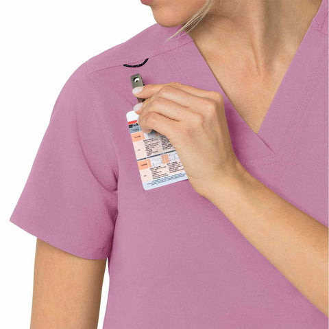 women's rugged flex® peak  4-pocket v-neck scrub top
