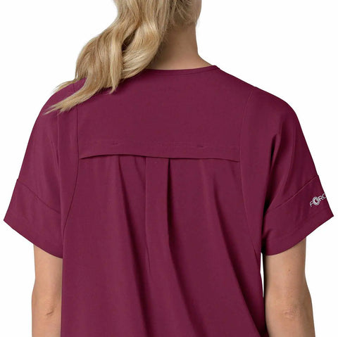 women's force cross-flex  oversized v-neck scrub top