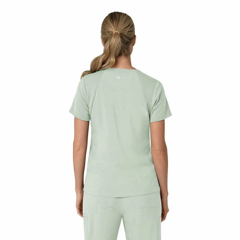 women's force cross-flex  flex panel v-neck scrub top