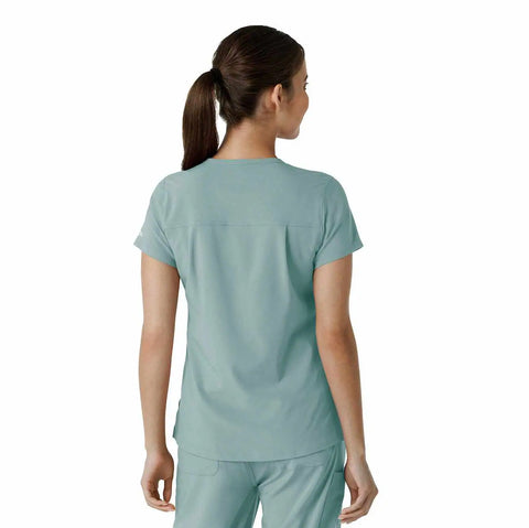 women's force cross-flex  tuck-in scrub top