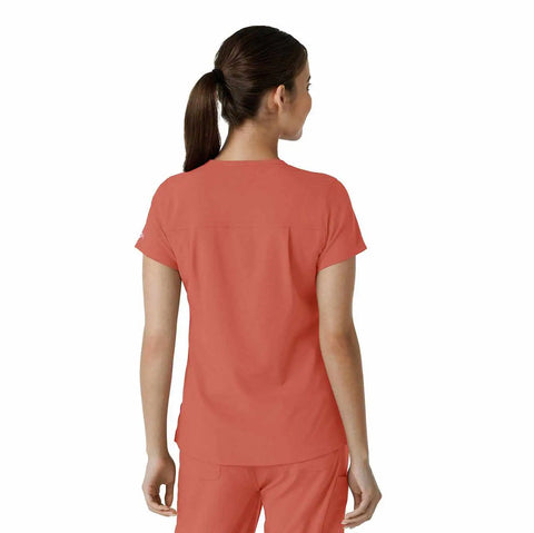 women's force cross-flex  tuck-in scrub top
