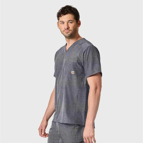 force liberty twill chest pocket scrub top