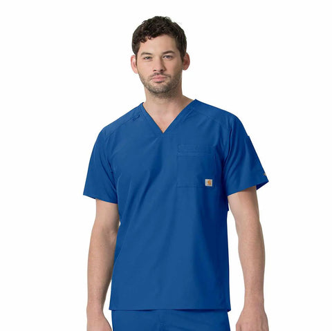 force liberty twill chest pocket scrub top
