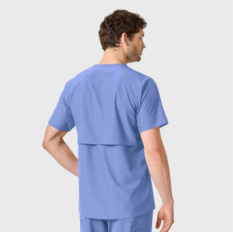 force liberty twill chest pocket scrub top