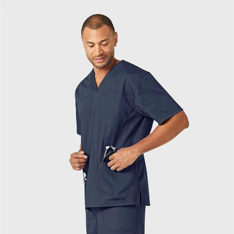 ripstop 4-pocket v-neck scrub top