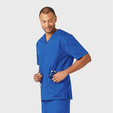 ripstop 4-pocket v-neck scrub top