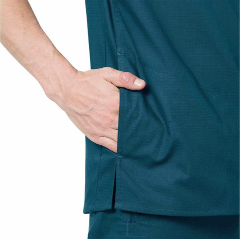 rugged flex® ripstop chest pocket scrub top