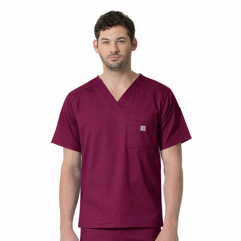rugged flex® ripstop chest pocket scrub top