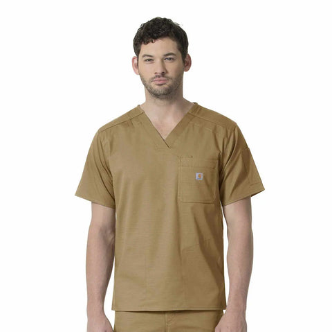 rugged flex® ripstop chest pocket scrub top