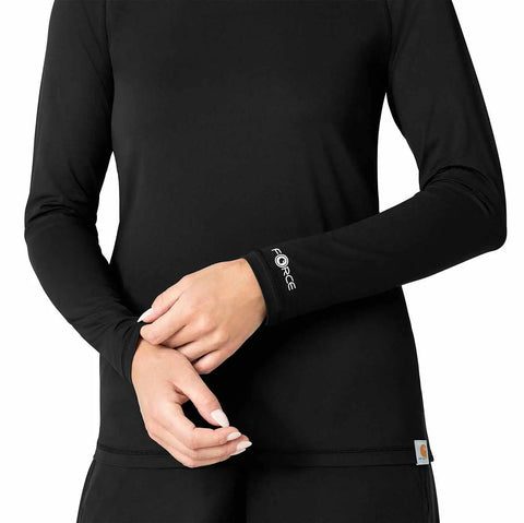 women's force sub-scrubs  performance long sleeve tee