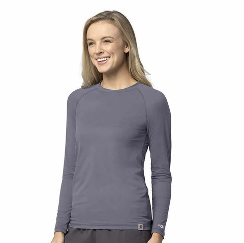 women's force sub-scrubs  performance long sleeve tee