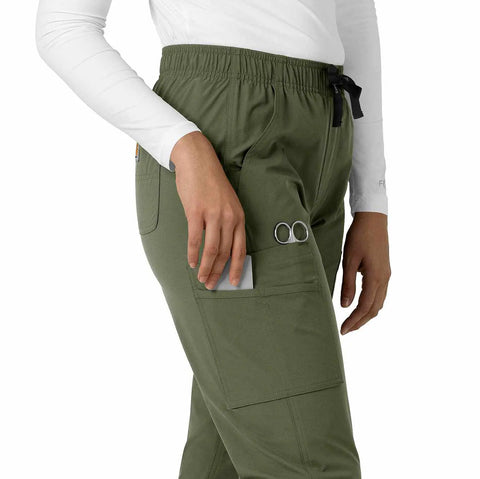 women's straight leg scrub pant