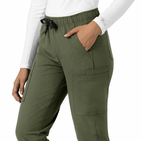 women's straight leg scrub pant