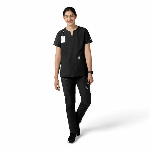 women's straight leg scrub pant