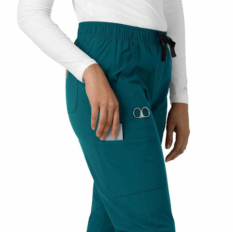 women's straight leg scrub pant