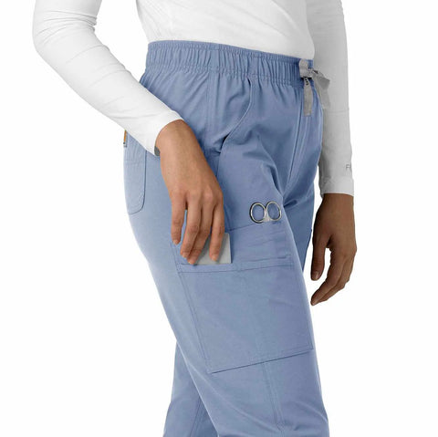 women's straight leg scrub pant