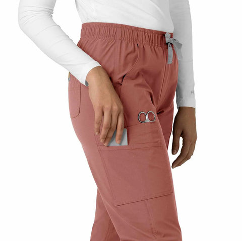 women's straight leg scrub pant