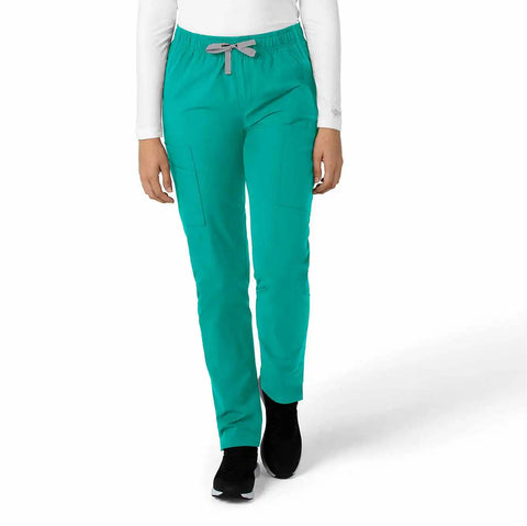 women's straight leg scrub pant