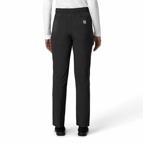 women's force cross-flex  straight leg cargo scrub pant