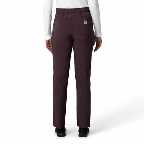women's force cross-flex  straight leg cargo scrub pant