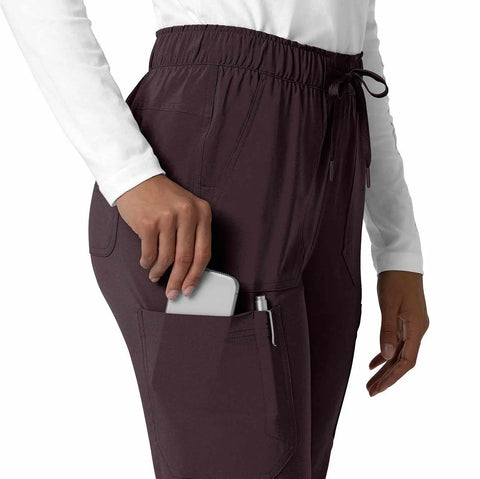 women's force cross-flex  straight leg cargo scrub pant