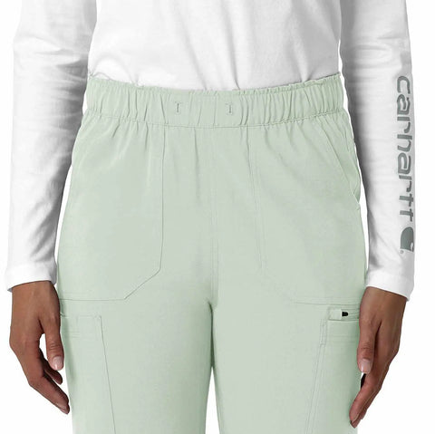 women's force cross-flex  straight leg cargo scrub pant