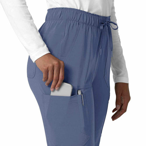 women's force cross-flex  straight leg cargo scrub pant