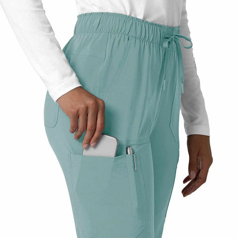 women's force cross-flex  straight leg cargo scrub pant