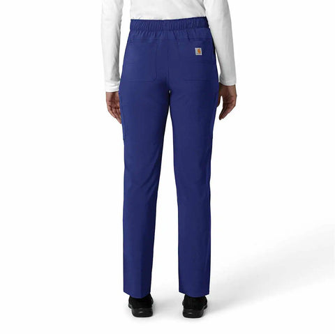 women's force cross-flex  straight leg cargo scrub pant
