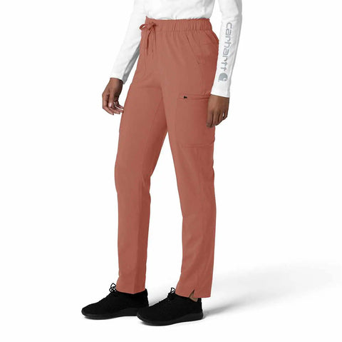 women's force cross-flex  straight leg cargo scrub pant