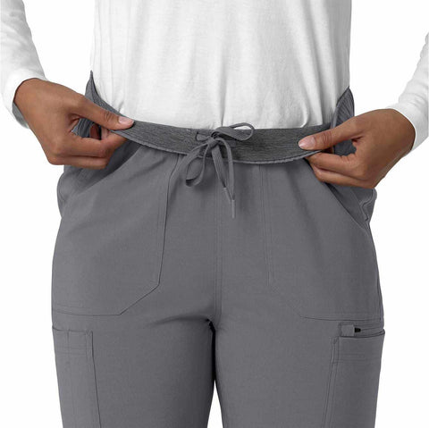 women's force cross-flex  straight leg cargo scrub pant